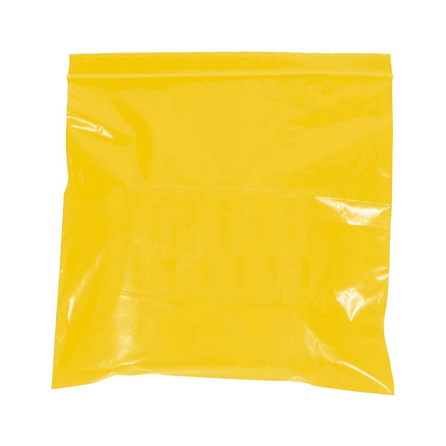 PB3540Y 3 x 3 in. - 2 Mil Yellow Reclosable Poly Bags - Pack of 1000