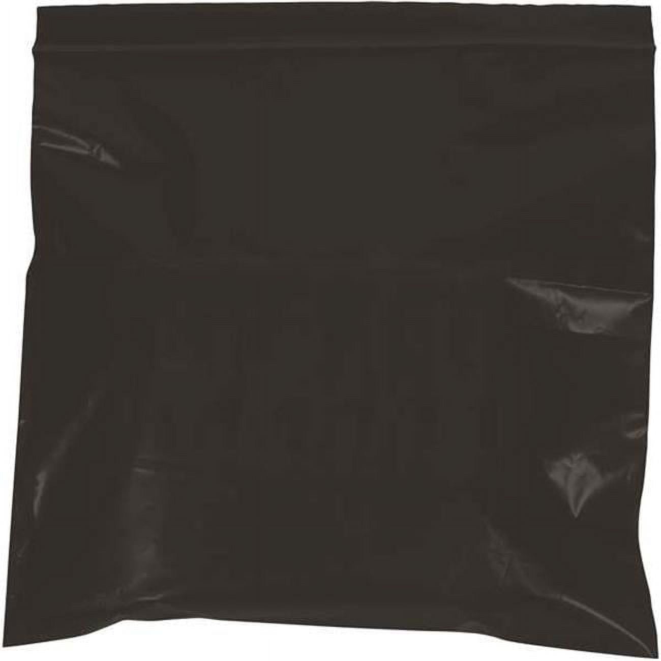 3 x 5 in. 2 Mil Black Reclosable Poly Bags