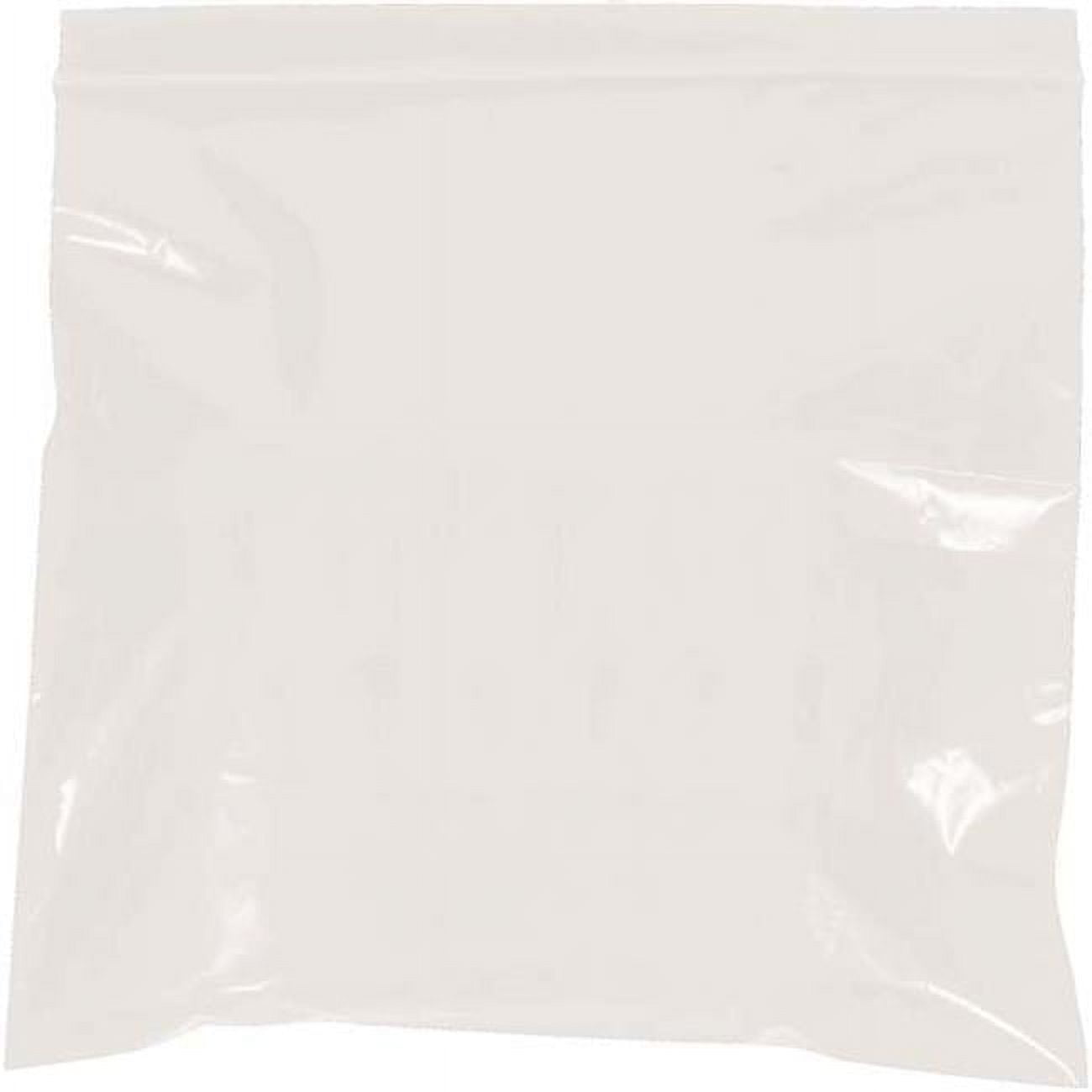3 x 5 in. 2 Mil White Reclosable Poly Bags - Pack of 1000