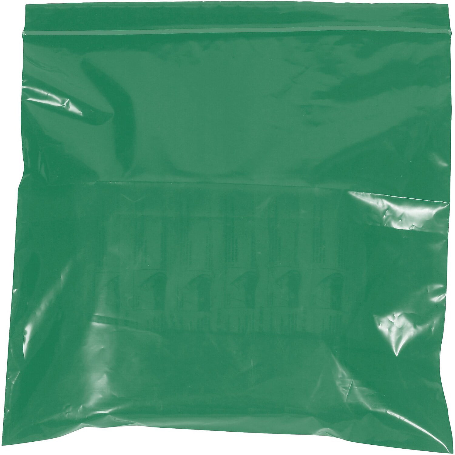 PB3635G 8 x 10 in. 2 Mil Green Reclosable Poly Bags - Pack of 1000