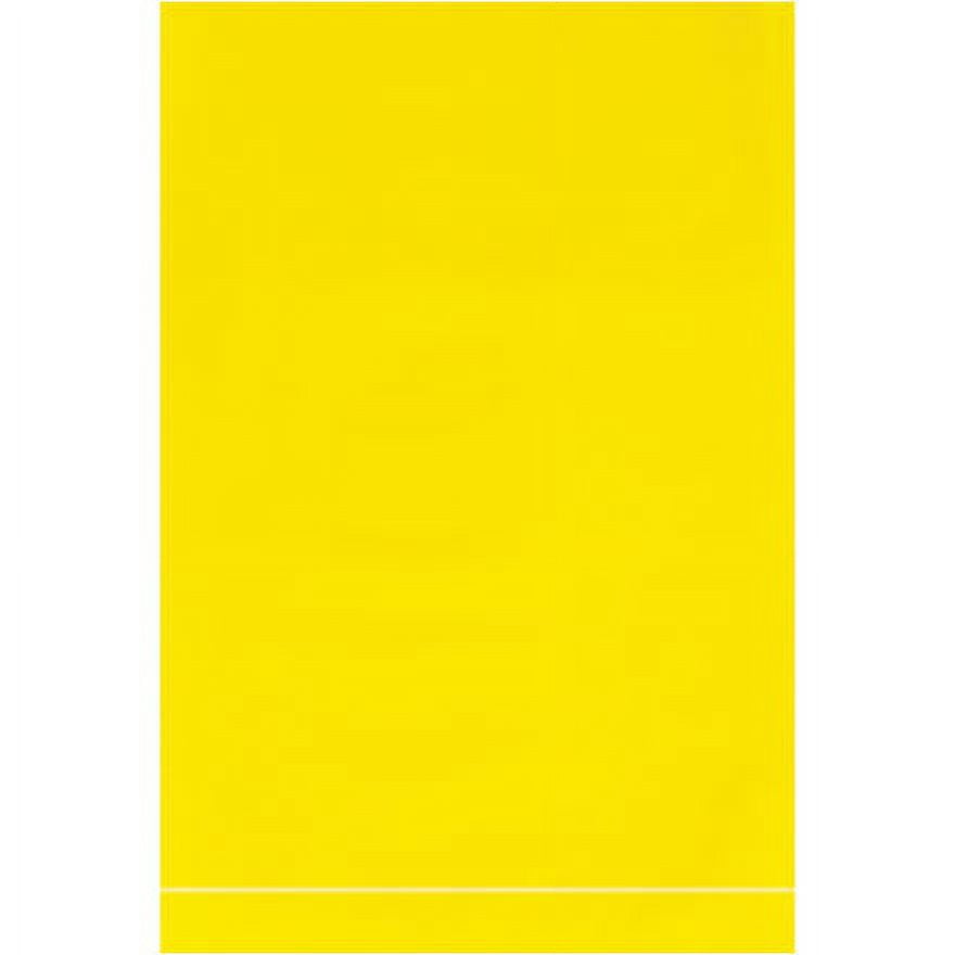 4 x 6 in. 2 Mil Yellow Flat Poly Bags - Pack of 1000