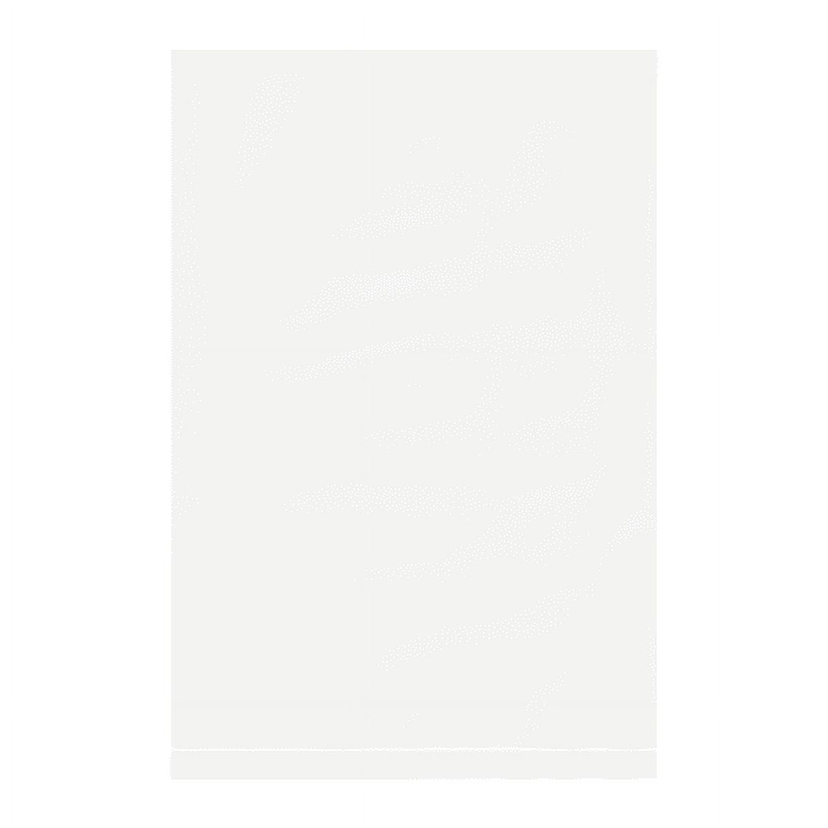 6 x 9 in. 2 Mil White Flat Poly Bags - Pack of 1000