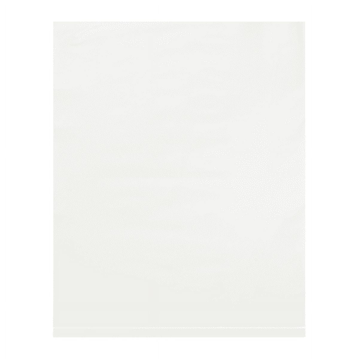PB465W 8 x 10 in. 2 Mil White Flat Poly Bags - Pack of 1000