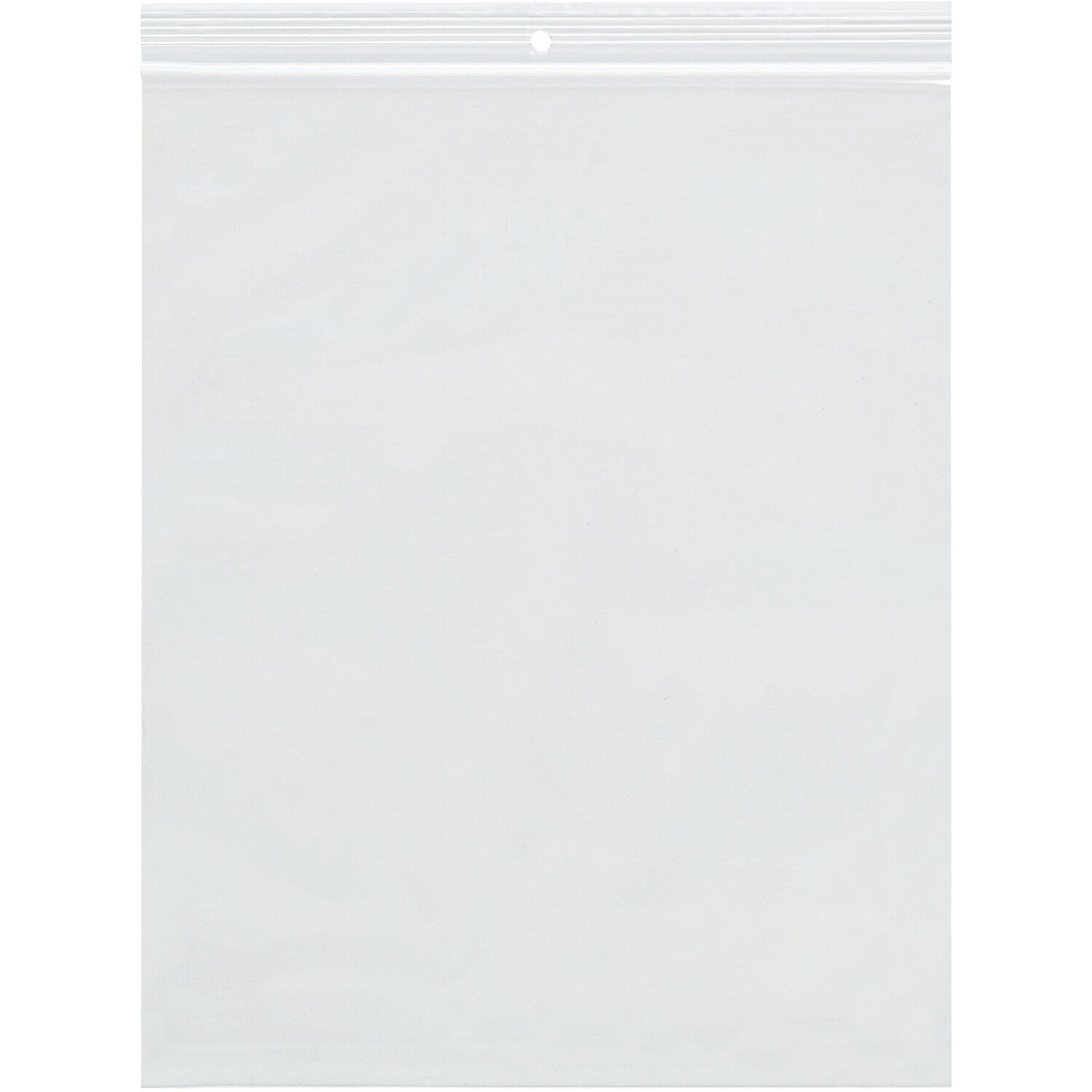 2 x 3 in. 4 Mil Reclosable Poly Bags with Hang Hole - Pack of 1000