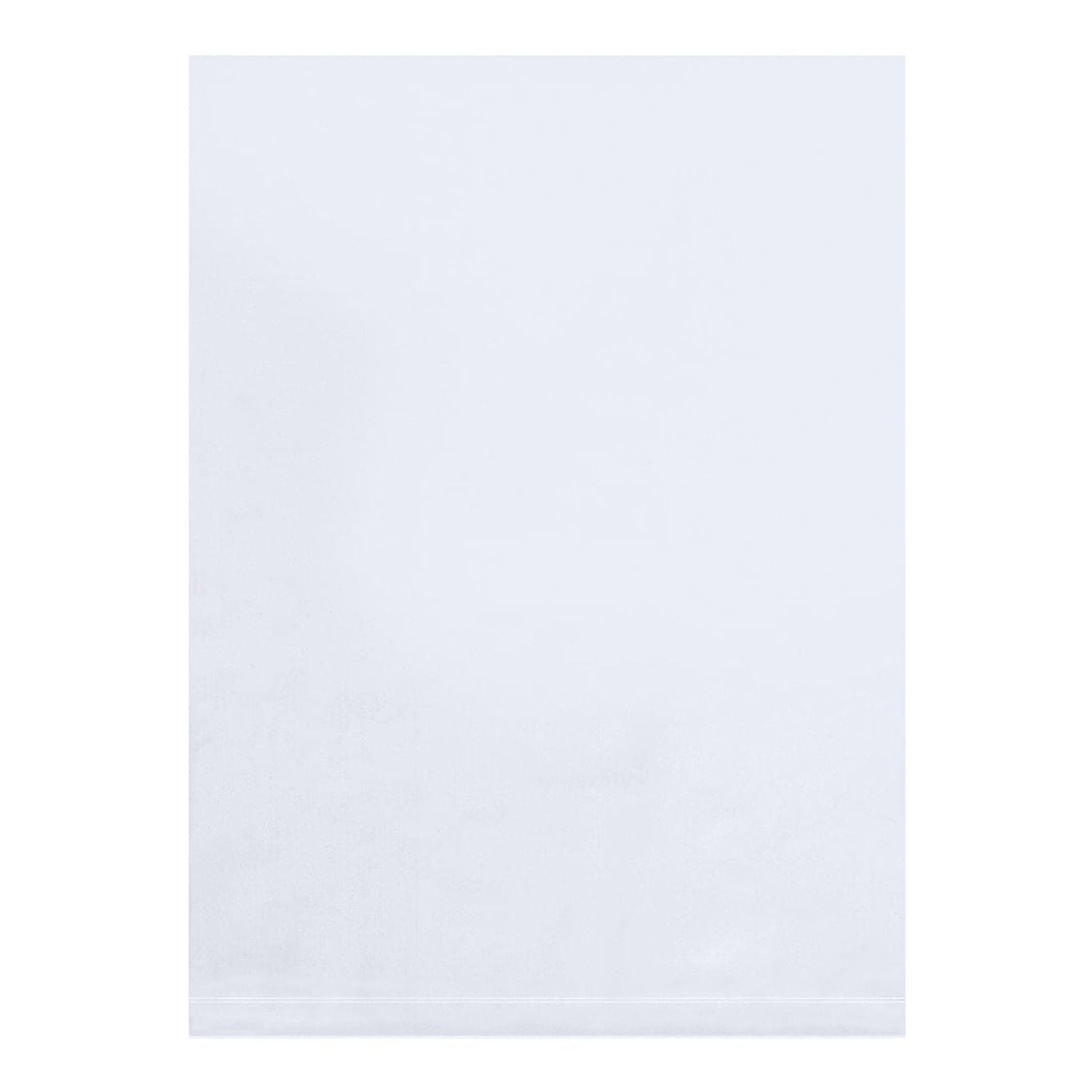 13 x 28 in. 3 Mil Flat Poly Bags