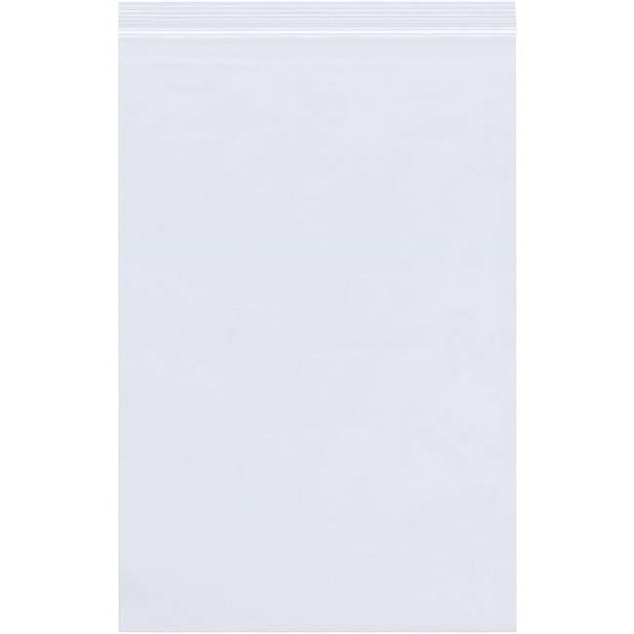 Reclosable Poly Bags, 3" x 10", 6 mil, Clear, 1000 PK