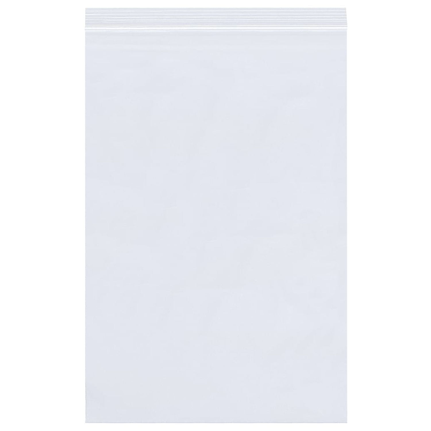 Reclosable Poly Bags, 24" x 36", 6 mil, Clear, 100 PK