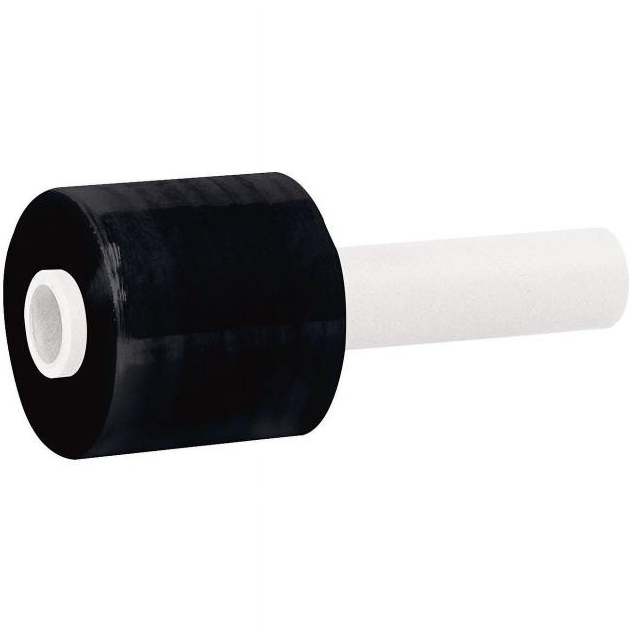 3 in. x 1000 ft. 80 Gauge Extended Core Bundling Film, Black