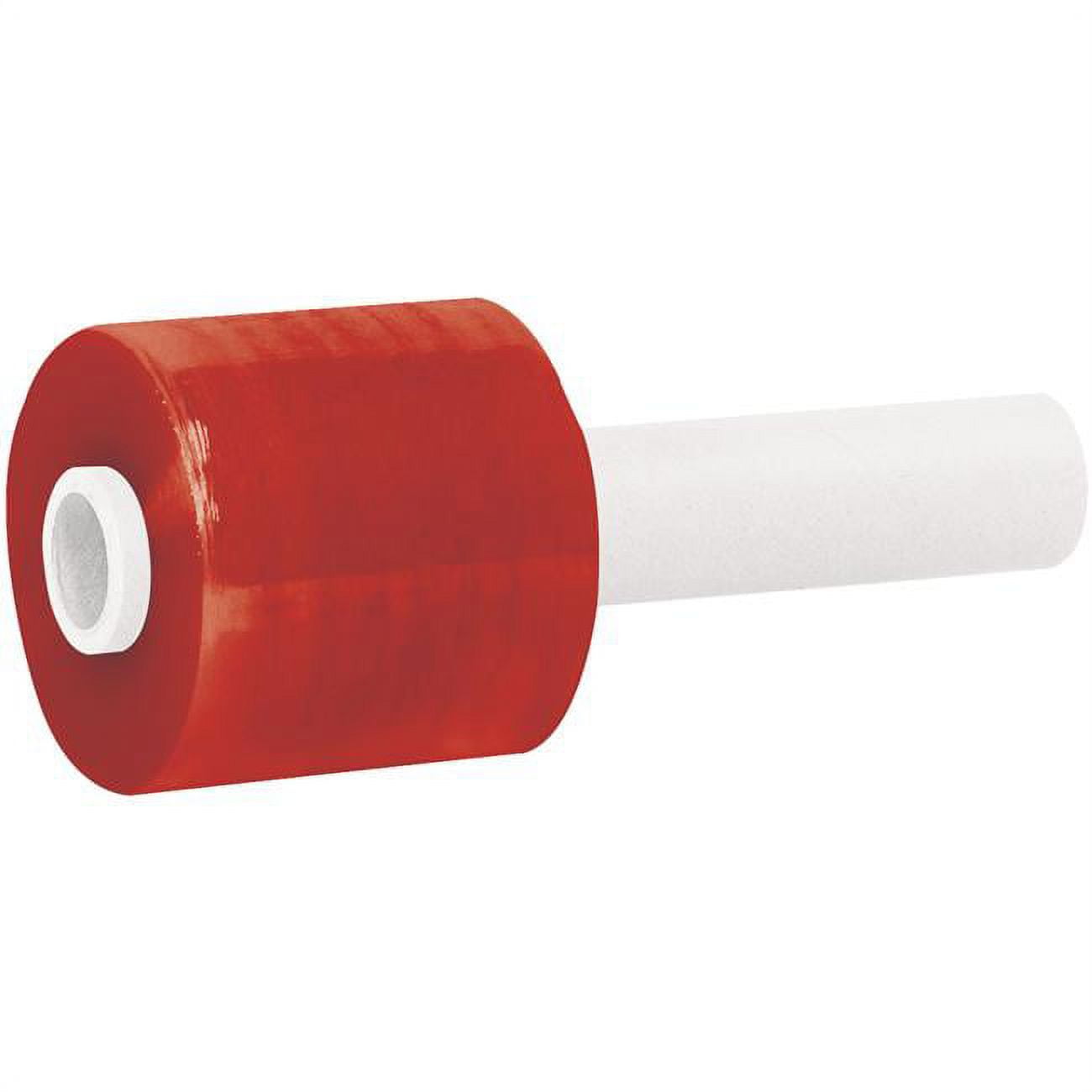 3 in. x 1000 ft. 80 Gauge Extended Core Bundling Film, Red