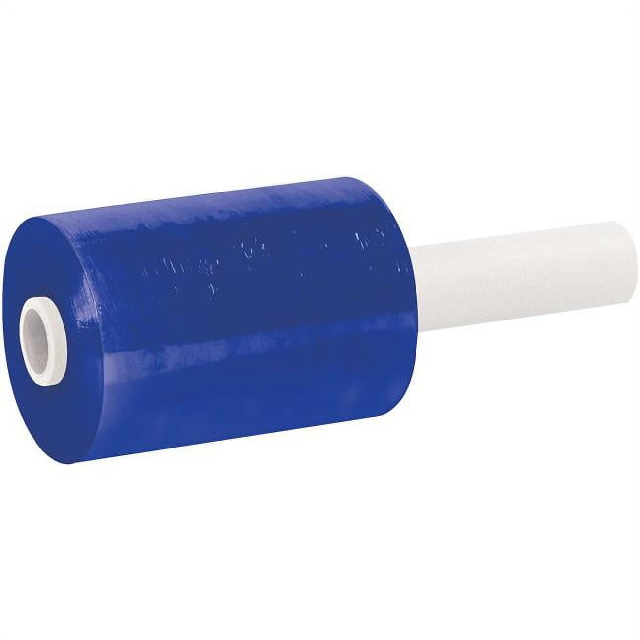5 in. x 1000 ft. 80 Gauge Extended Core Bundling Film, Blue