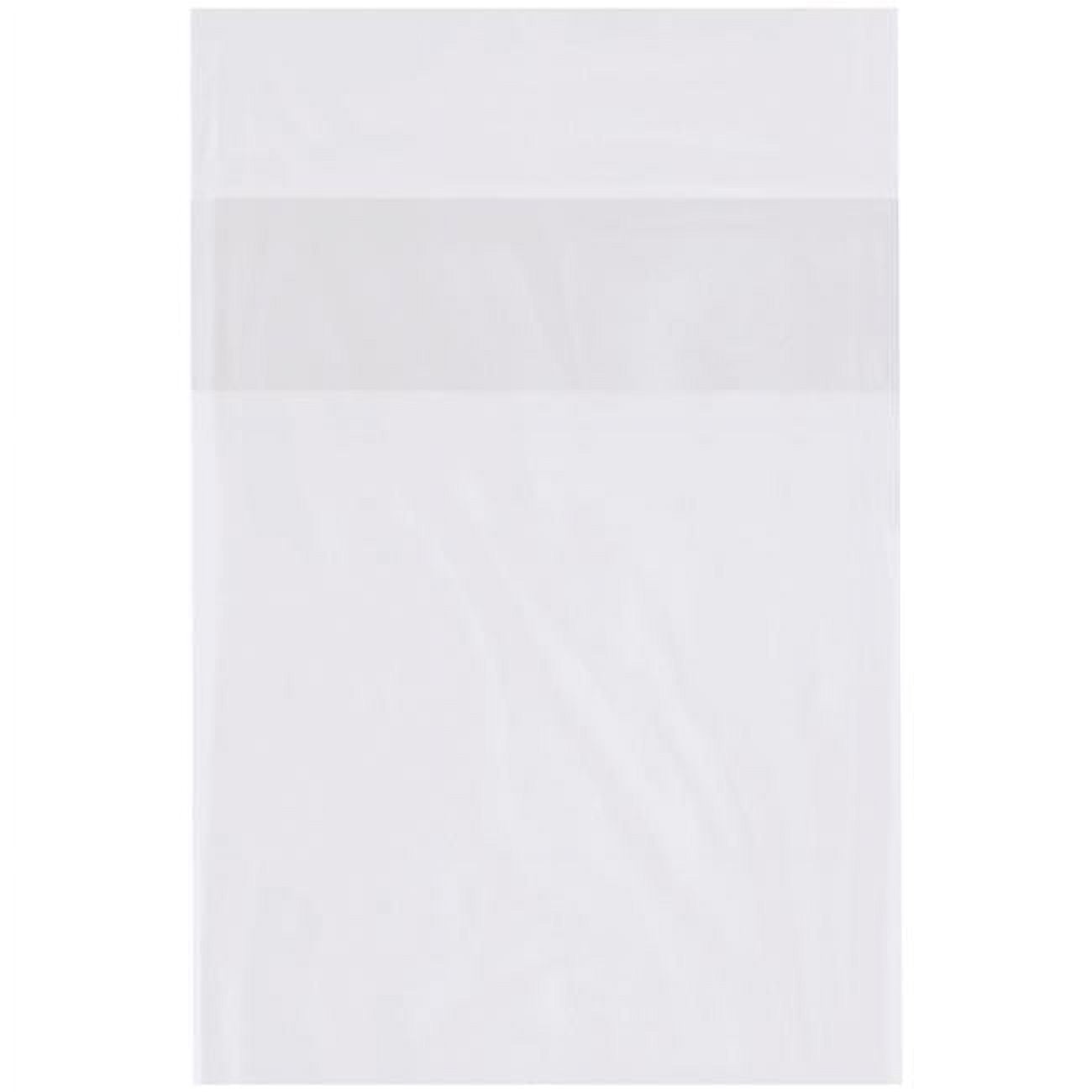 Flap Lock Poly Bags, 5" x 7", 1 mil, Clear, 2000 PK