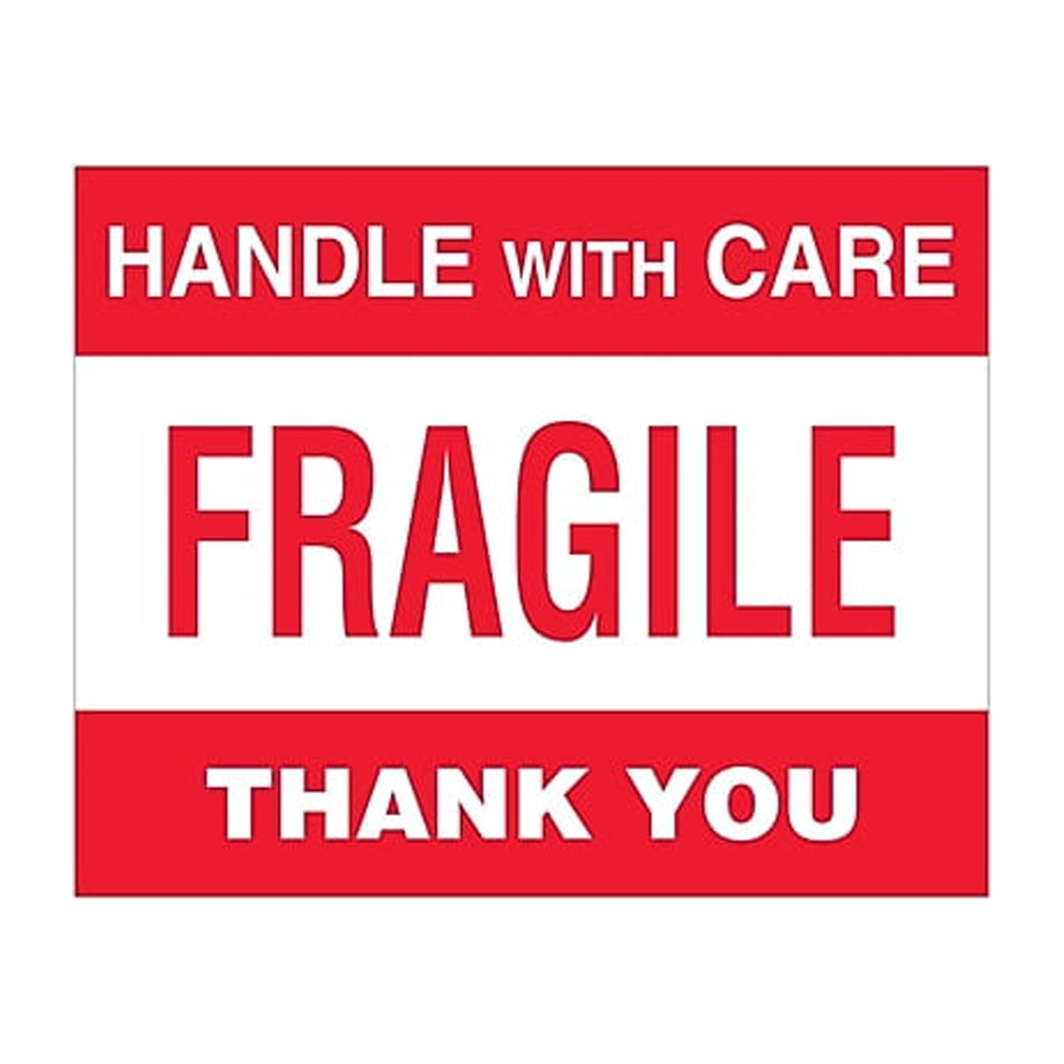 8 x 10 in. Fragile Handle with Care Labels