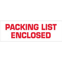 Picture of Box Partners T905P036PK 3 in. x 110 Yard Packing List Enclosed Tape & Logic Pre-Printed Carton Sealing Tape - Pack of 6