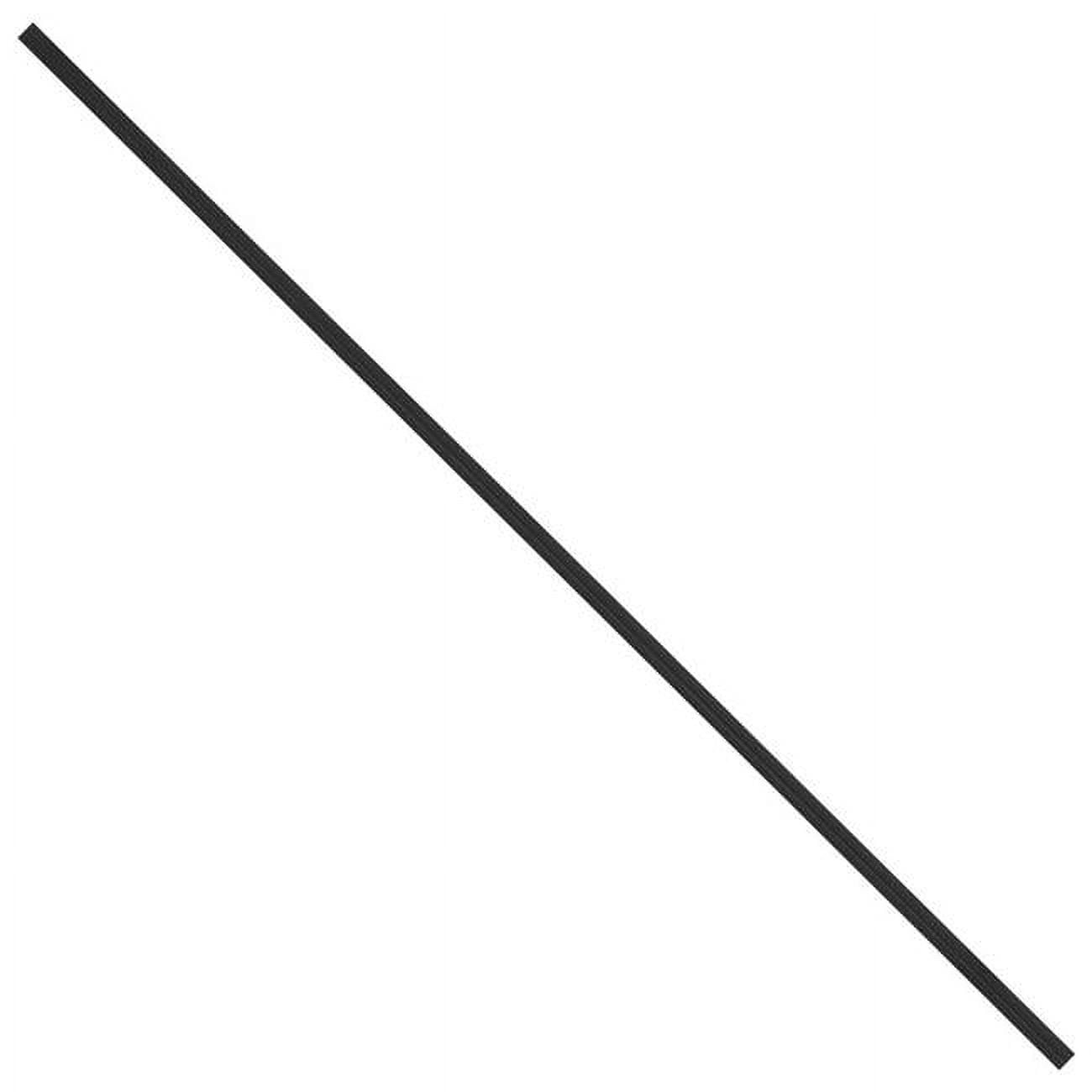 Paper Twist Ties, 8" x 5/32", Black, PK2000
