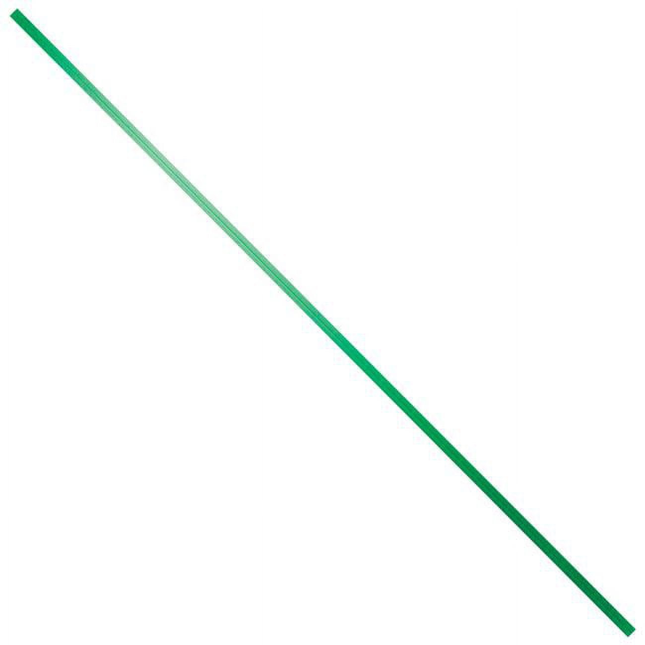 Plastic Twist Ties, 4" x 5/32", Metallic Green, PK2000