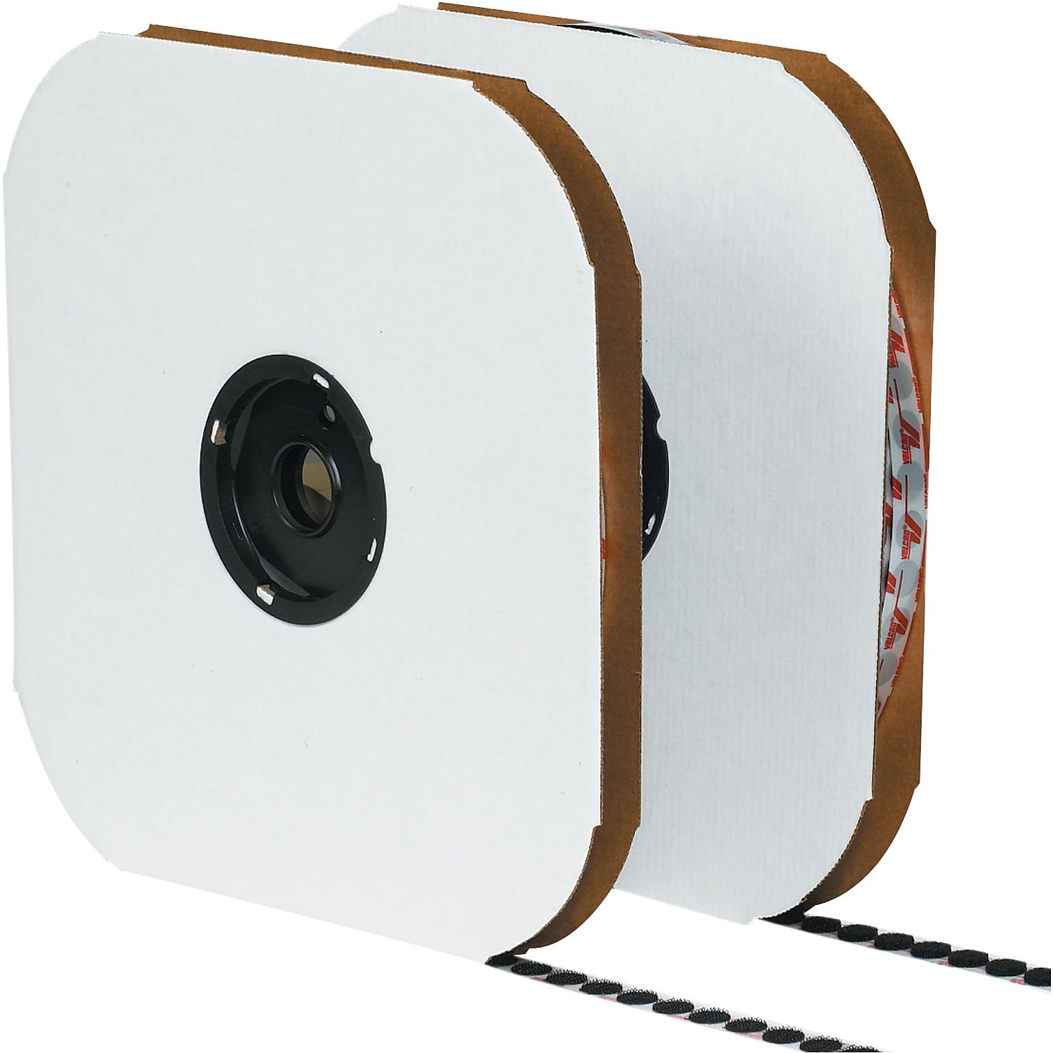 Picture of Box Partners VEL171 0.625 in. Loop Black Cloth Hook & Eye Brand Tape Individual Dots