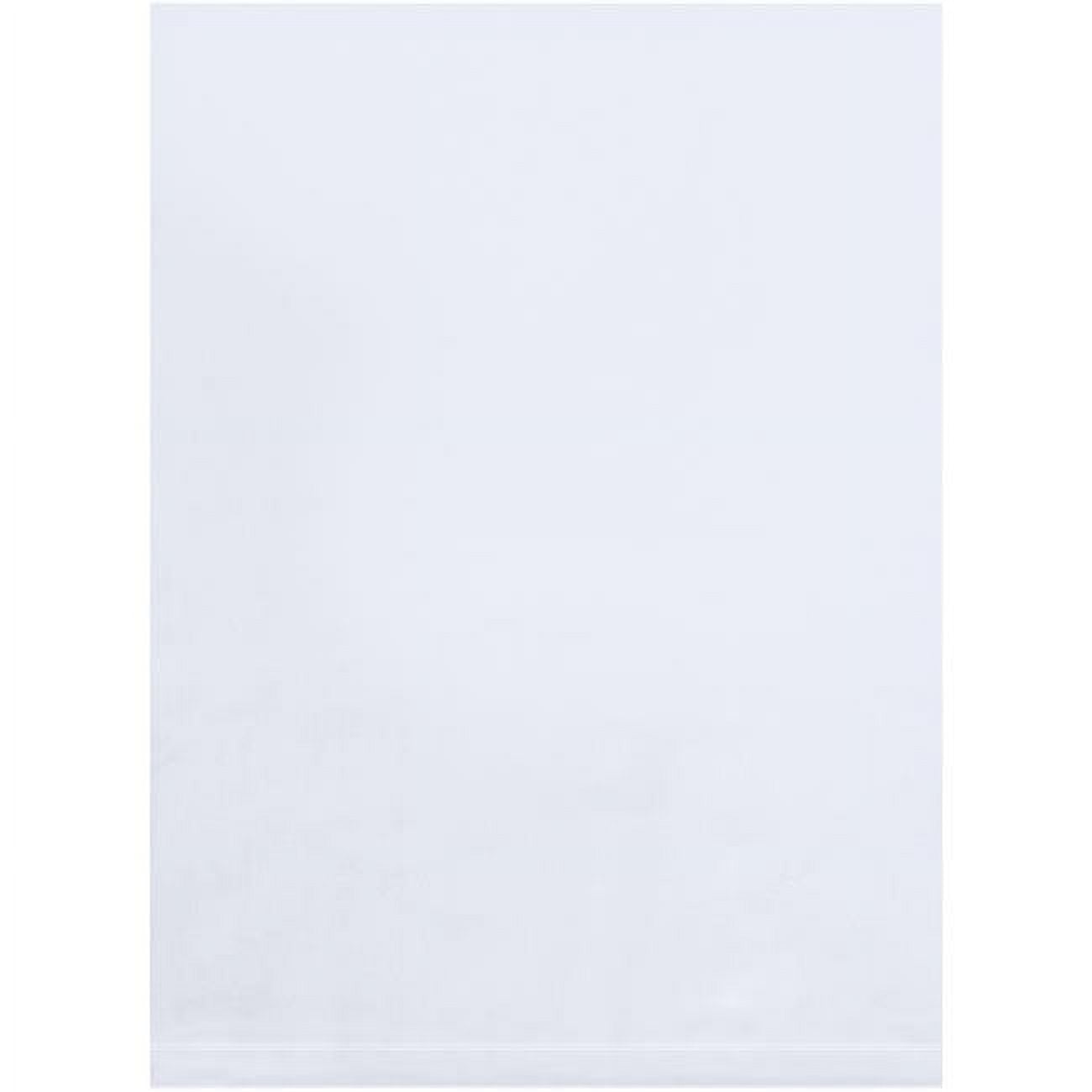 6 x 28 in. 3 Mil Flat Poly Bags