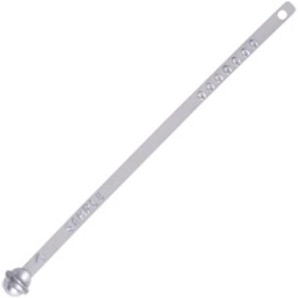 Metal Truck Seals, 5/16" x 8 1/2", Silver, PK200