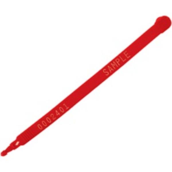 SE1027R 7.5 in. Red Plastic Truck Seals