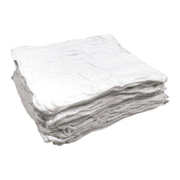14in. x 14in. Cotton Shop Towels Box - Natural - 5 lbs - Launderable