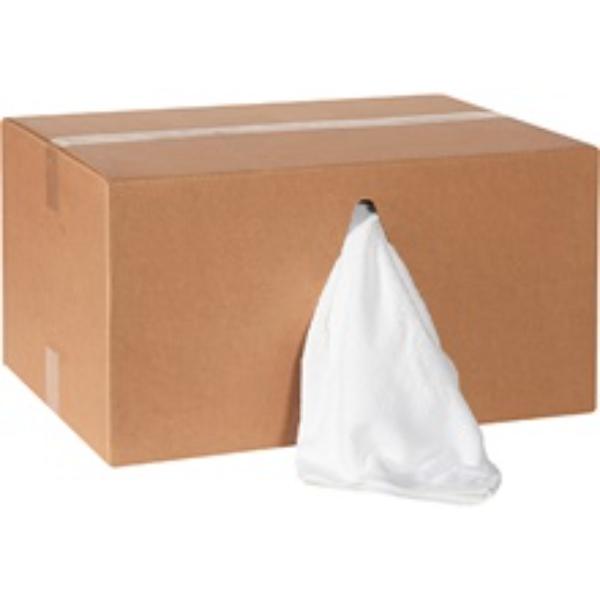 Box of Terry Cloth Rags, 16" x 24", White, 25 Lbs/Case,PK80