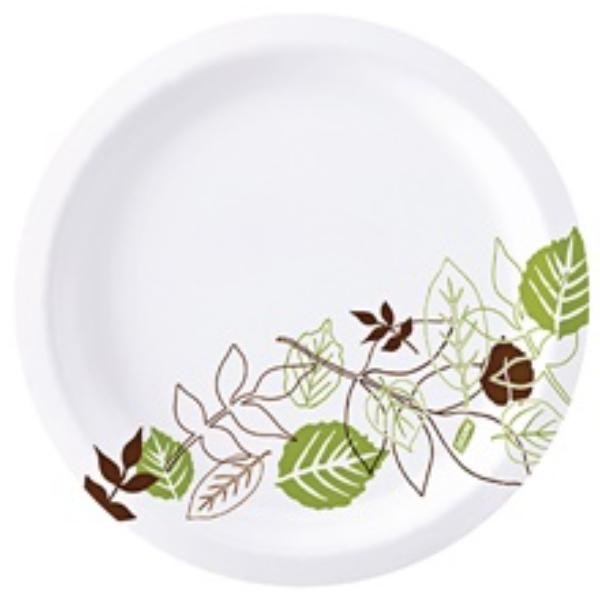 Picture of Dixie DIX330 10.25 in. Heavyweight White Paper Plates
