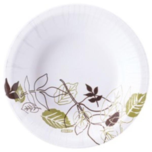 Picture of Dixie DIX340 12 oz Heavyweight White Paper Bowls