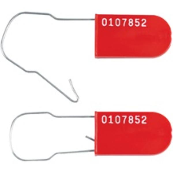 SE1023R Red Wire Padlock Seals
