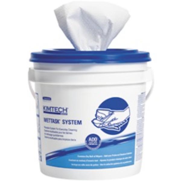 WetTask Prep Wipers, 12" x 12 1/2", White, 6 Rolls/Case