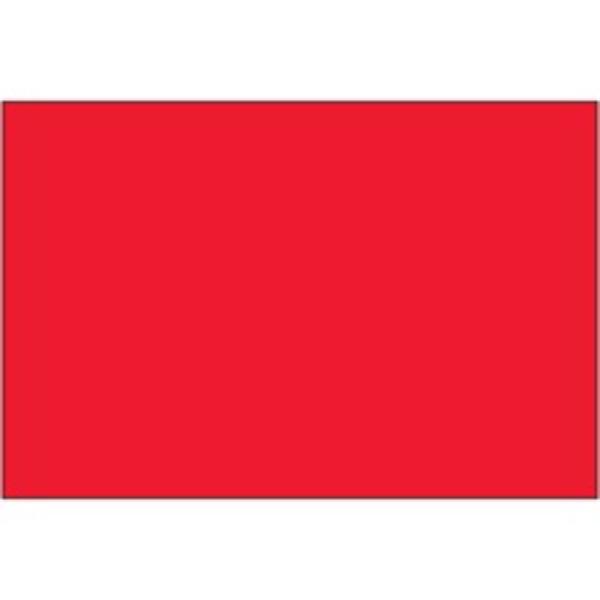 Tape Logic DL1590FR 2 x 3 in. Fluorescent Red Removable Rectangle Labels