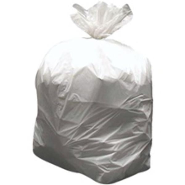 12 gal - 15 gal Trash Bags, 33 in x 24 in, .31 Mil, Natural, 1000 PK