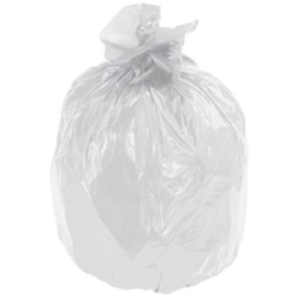 CL6005 40-45 gal 1.5 Mil Coreless Second Chance Trash Liners, Clear