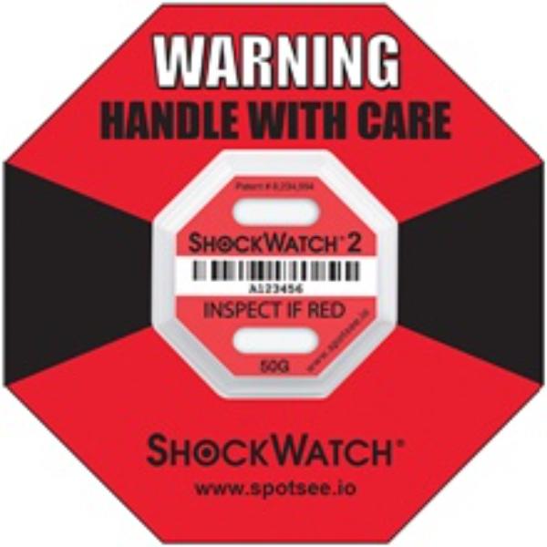 50G Shockwatch 2 Indicators, 50PK