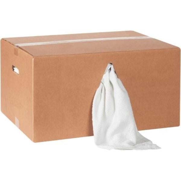 14 x 17 in. 25 lbs White Terry Cloth Towels Box