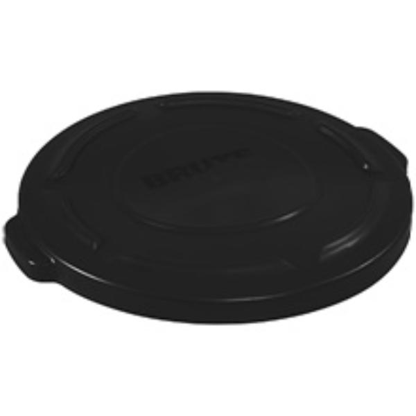 RUB320LBL 20 gal  Flat Trash Can Lid, Black