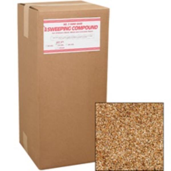 50 lbs Gritless Sweeping Compound Bag, Brown