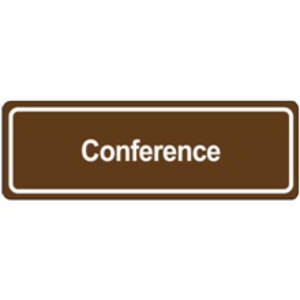 SN501 Conference Door Sign, Brown