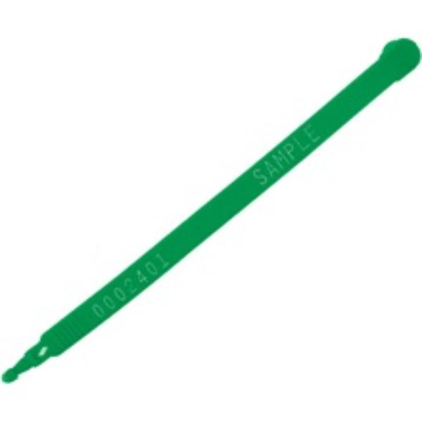 SE1031G 7.5 in. Green Plastic Truck Seals