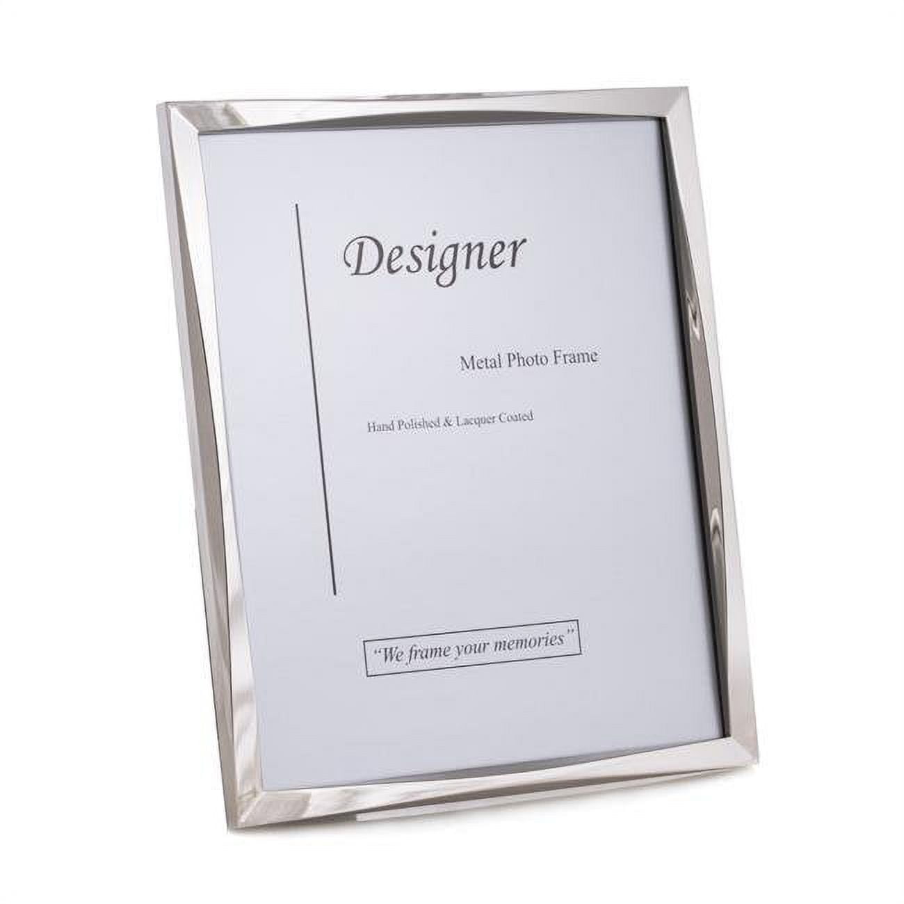 Picture of Bey-Berk International SF113-12 8 x 10 in. Silver Tone Picture Frame with Easel Back 