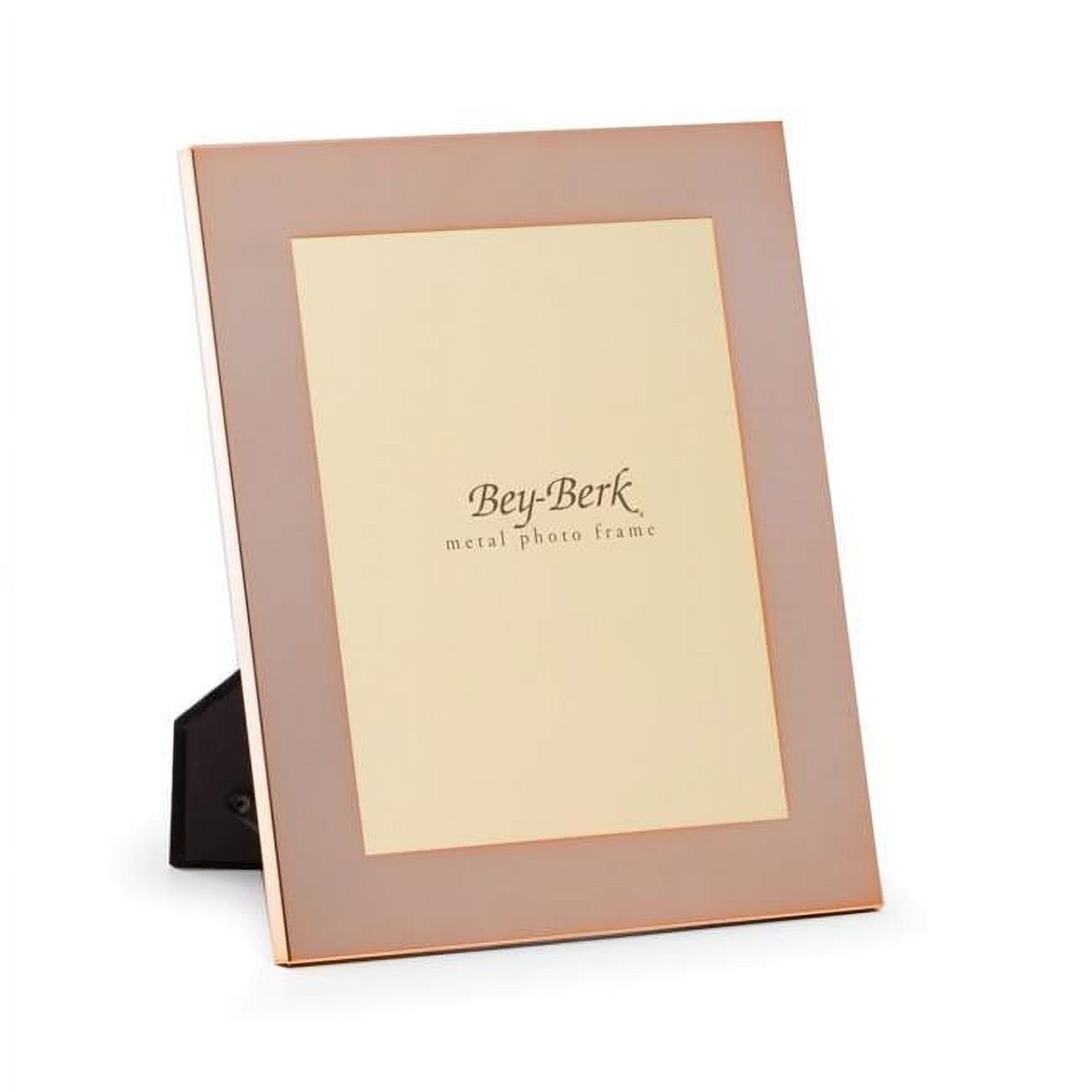 Picture of Bey-Berk International BF122-12 8 x 10 in. Copper Finished Picture Frame with Easel Back
