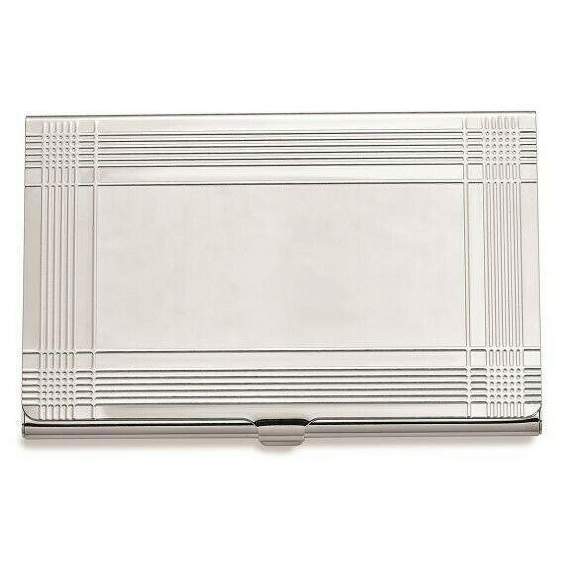 Picture of Bey-Berk International D248S Nickel Plated Business Card Case 