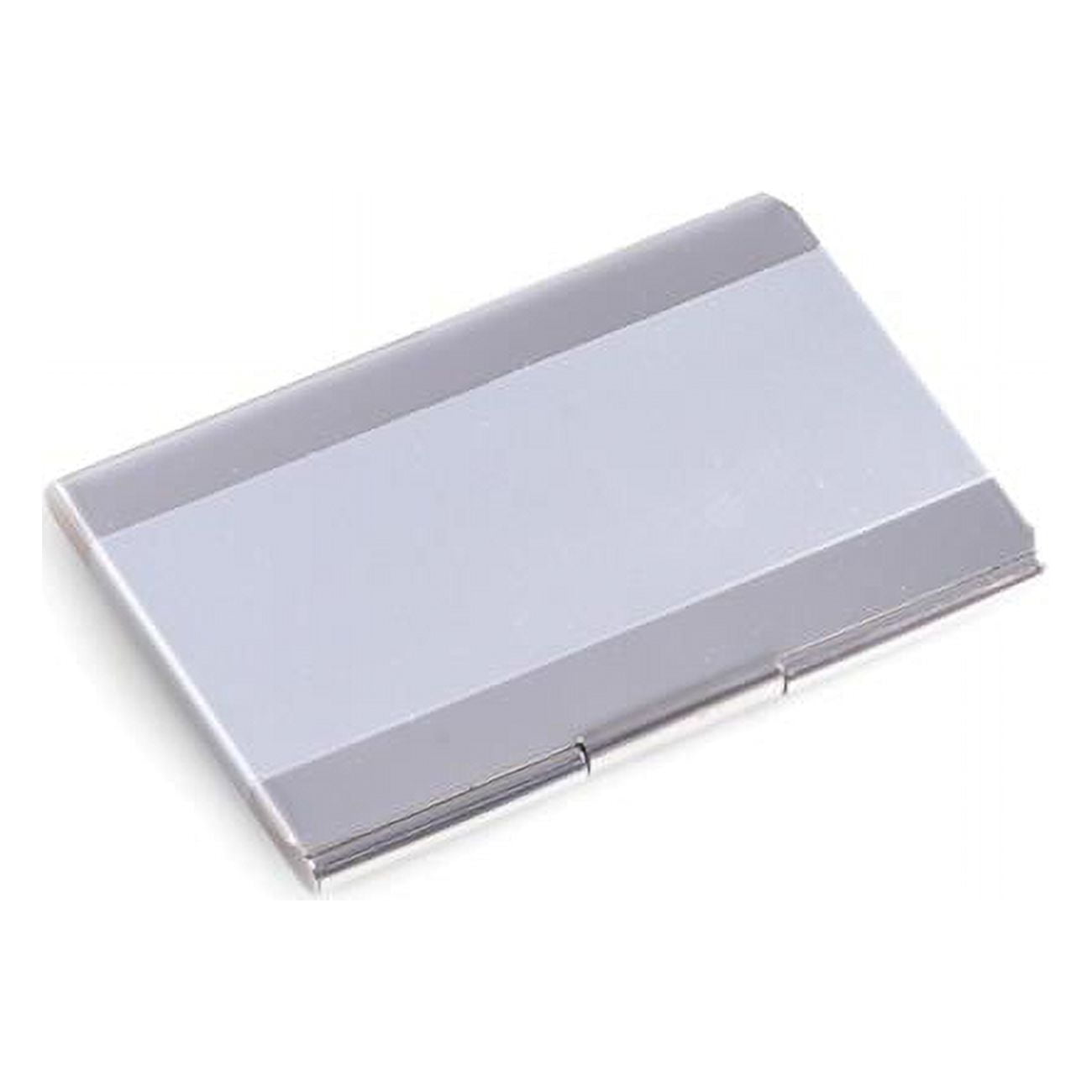 Picture of Bey-Berk International D269S Nickel Plated Business Card Case with Satin Trim 