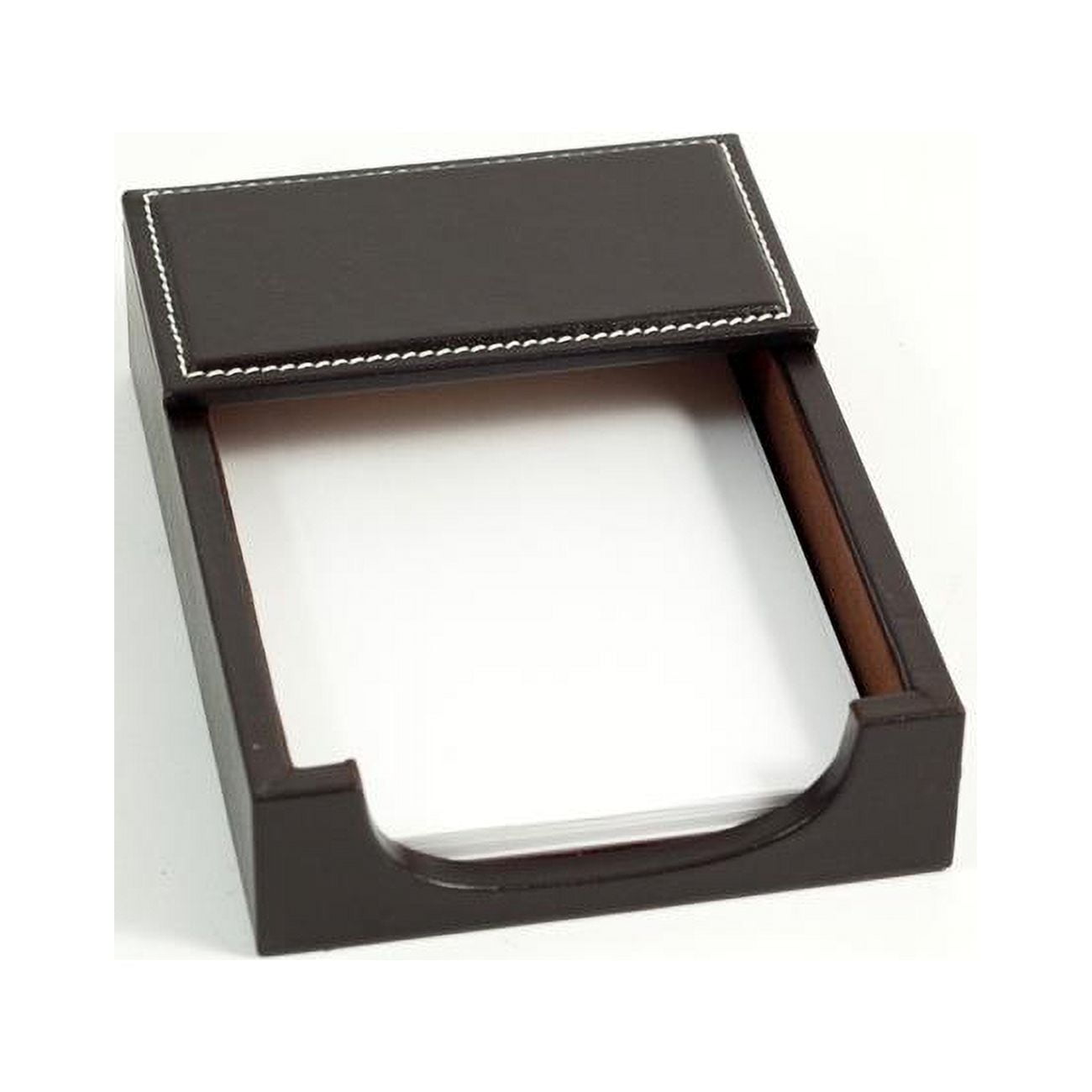 Picture of Bey-Berk International D1212 4 x 6 in. Coco Brown Leather Memo Holder