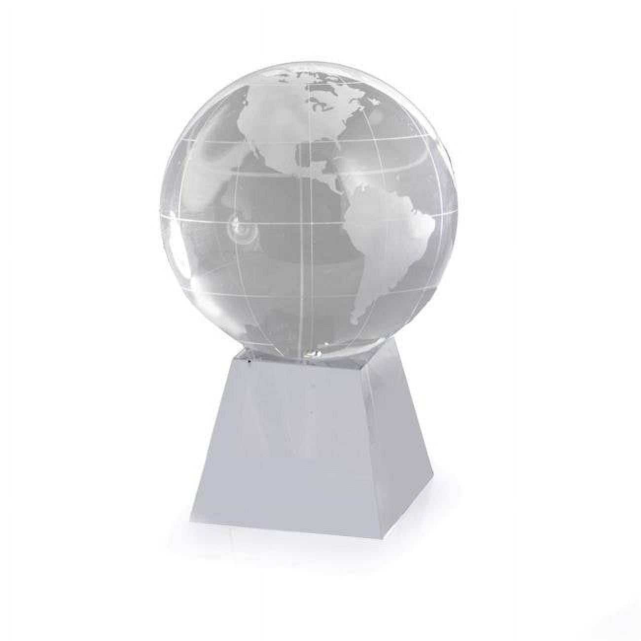 Picture of Bey-Berk International R66W 3 in. Acetate Etched Glass Globe with Base&#44; Clear