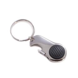 Picture of Bey-Berk International BB93S Mini Light &amp; Bottle Opener Key Ring - Nickel Plated