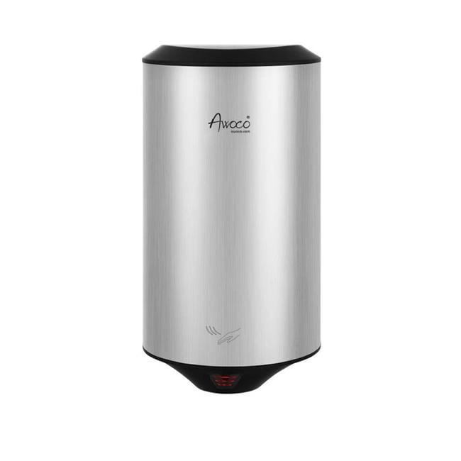 Picture of Awoco AK2805 Awoco AK2805 1350W UL Certified Round Stainless Steel Automatic High Speed Hand Dryer