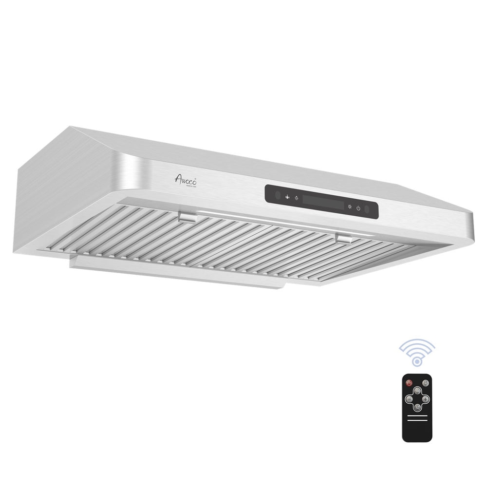 Picture of Awoco RH-UC7-30-RT 30' Under Cabinet 7'H Stainless Steel Range Hood, Rectangular Top Vent