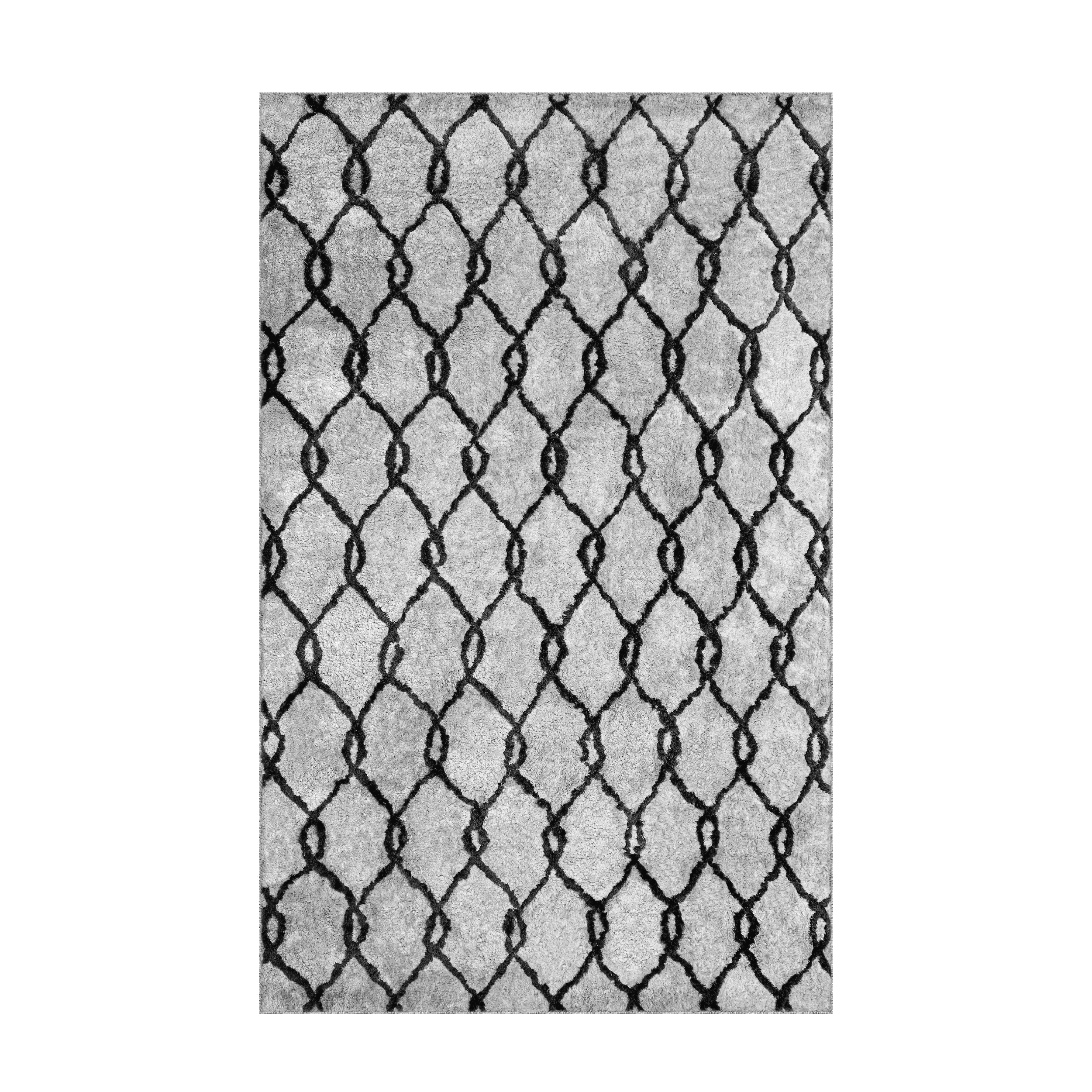 Picture of buyMATS 87-602-3202-50000800 5 x 8 in. Artistic Trellis Light Gray & Multi Color Rug