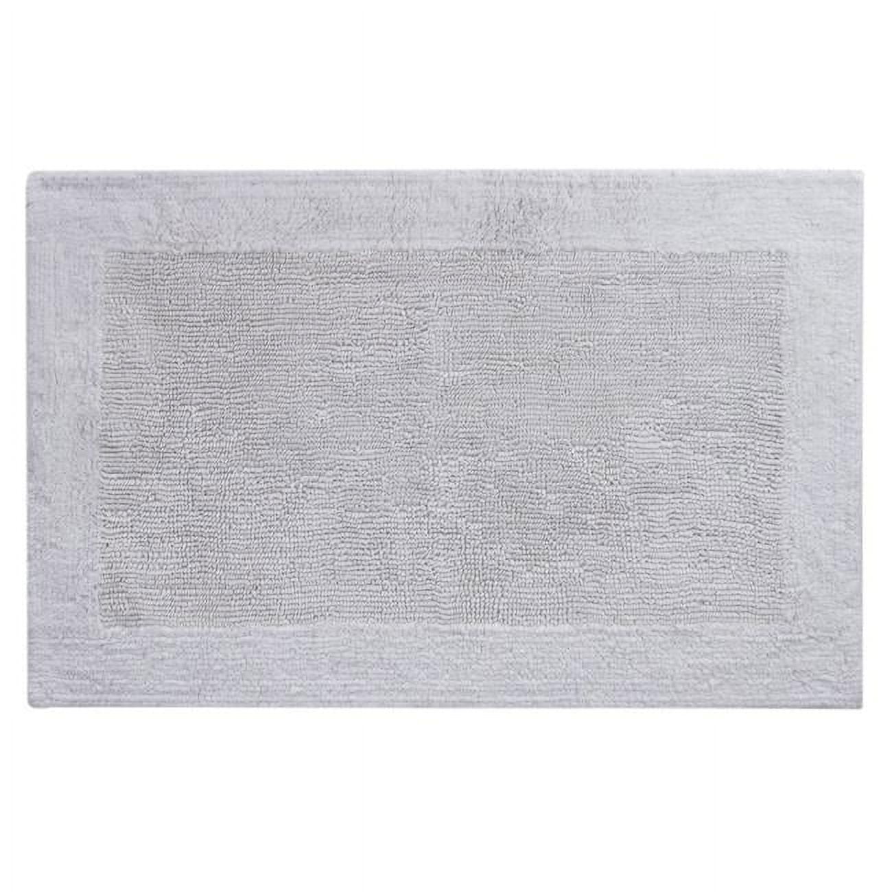 Picture of buyMATS 86-OBO-5403-01700024 17 x 24 in. Outer Border White Cotton Bath Mat