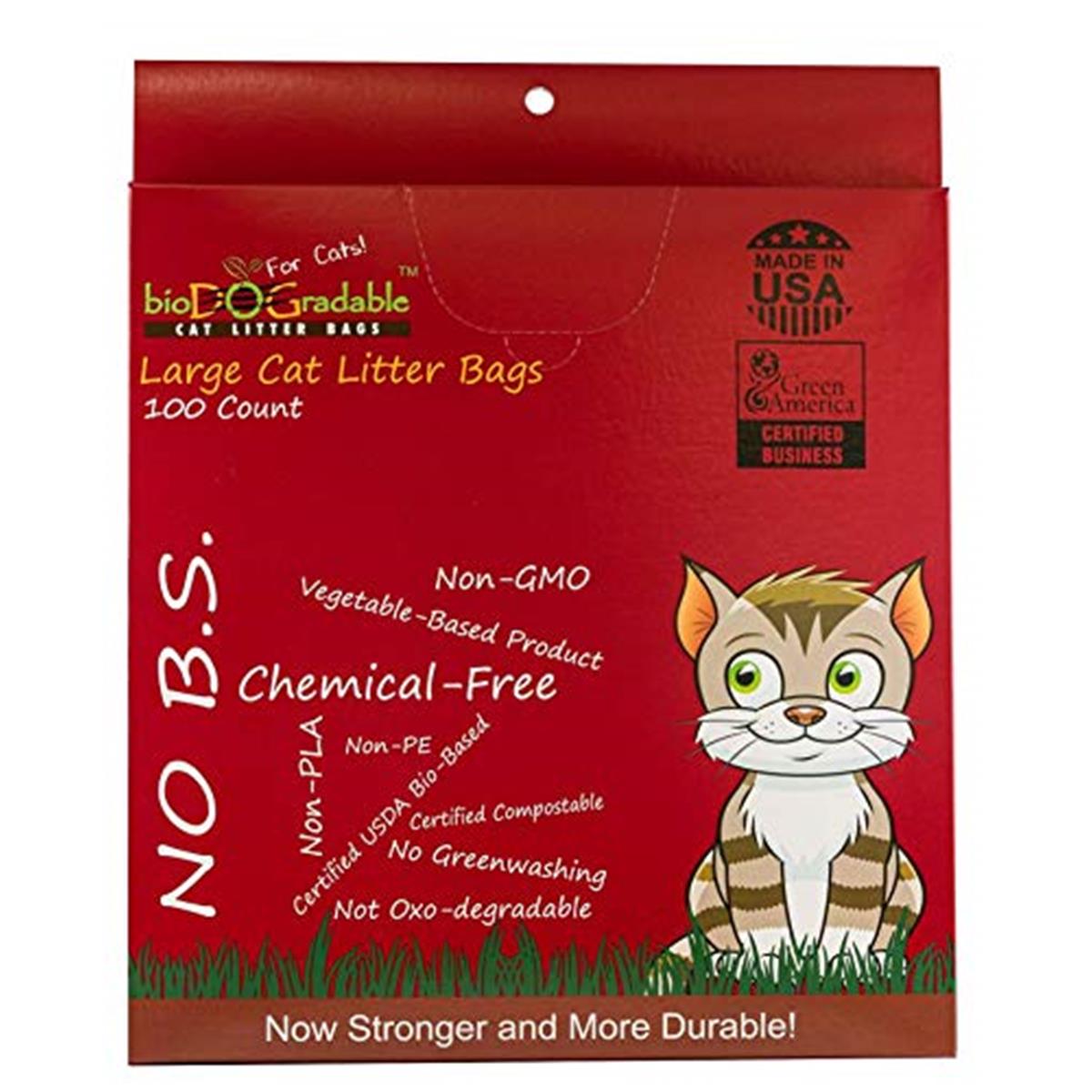 Picture of BioDOGradable Bag 2019102 Large Cat Litter Pick-Up Bags - 100 Bags